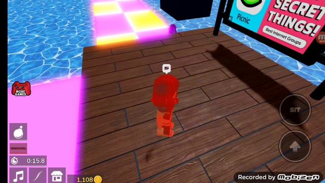 играем в обби для 2 , произошла какая-та мистика 😱