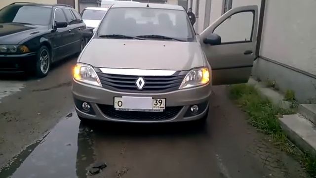 Renault Logan демонстрация ходового-поворотника смотреть онлайн