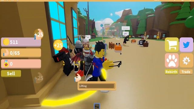 СИМУЛЯТОР НУБИКА ДОНАТЕРА КАЧКА В РОБЛОКС ! UGC Lifting Simulator Roblox смотреть онлайн