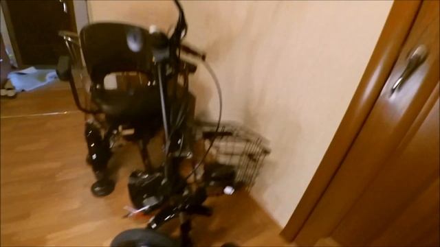 Эл.трицикл ING HI (Eco Drive) замена шин ч.2 (tire change). Скутеры для инвалидов. Mobility scooter смотреть онлайн