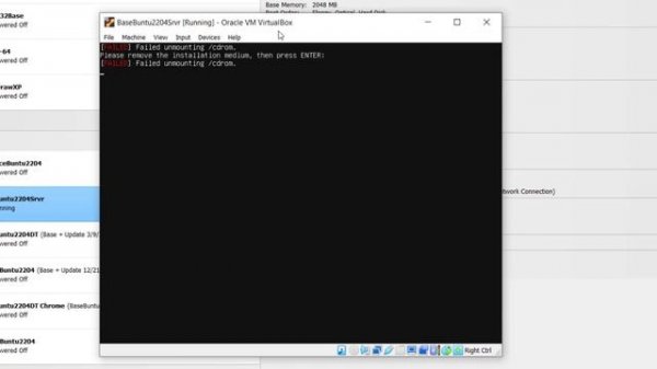 Install Ubuntu Server 22.04 LTS in Virtual Box; Connect with SSH