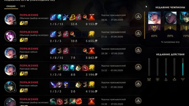 League of Legends - когда у тебя лузстрик смотреть онлайн