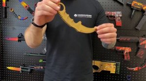 Керамбит Голд: деревянный нож из Standoff 2 в реальной жизни от VozWooden