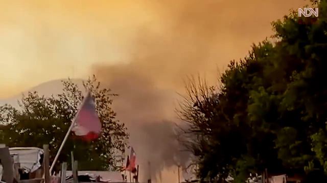City on Fire! Mass evacuation due to Forest Fires in Limache, Valparaíso, Chile. Wildfire today. смотреть онлайн