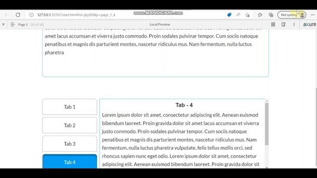 How to create Tab Menu in axure | Axure interactive components tutorial смотреть онлайн