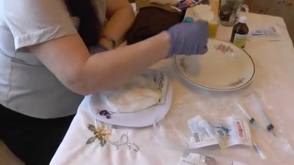 Димексид с новокаином и В6. Компресс.