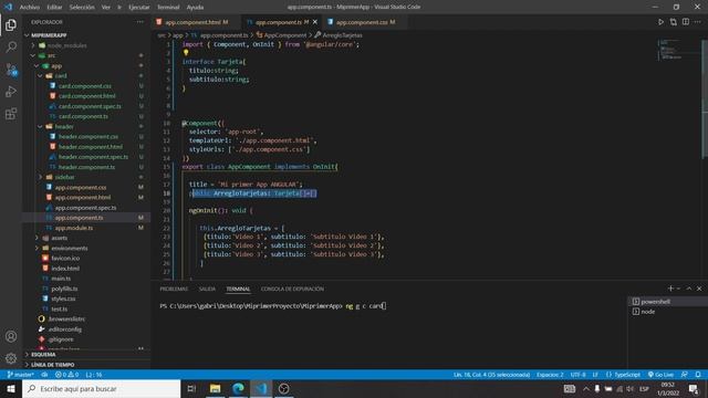 Curso Angular - Data binding interface - array - *ngFor - 2022 - #4 смотреть онлайн