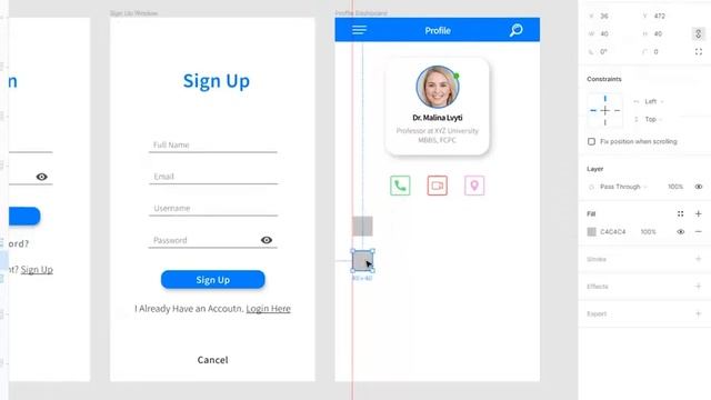 User Login and Registration UI Design Figma Speed Art смотреть онлайн