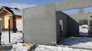 Строительство дома из ЖБ | Процесс возведения домокомплекта из железобетонных плит