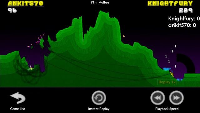 Pocket Tanks - Best of 5 vs ankit570 смотреть онлайн