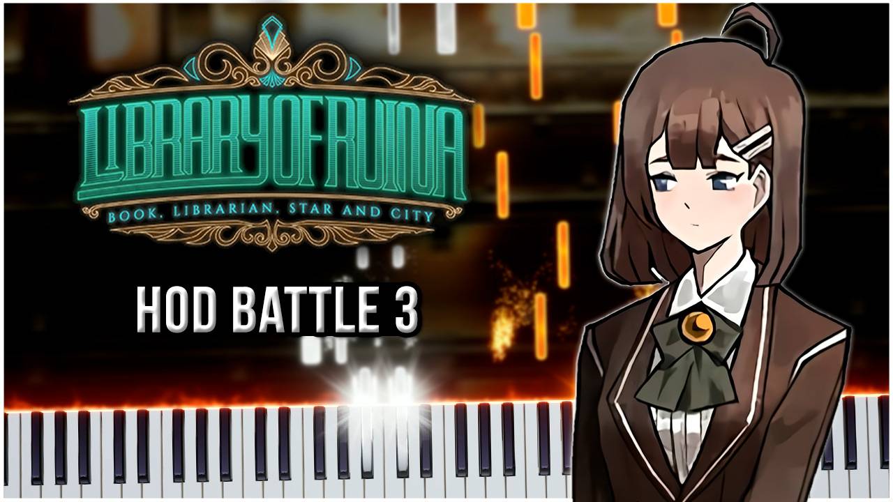 Hod Battle 3 (Library of Ruina) 【 КАВЕР НА ПИАНИНО 】 смотреть онлайн