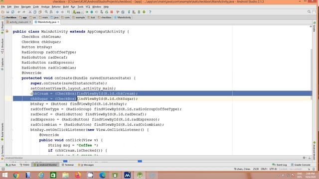 Checkbox and Radio Button in Android - Practical смотреть онлайн