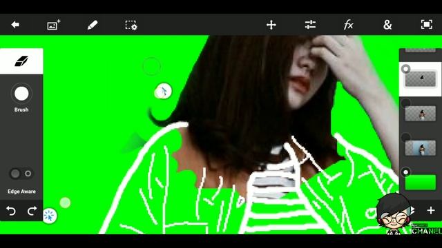 #4 Manilpulasi baju transparant Photoshop Touch Android 1.7.7 смотреть онлайн