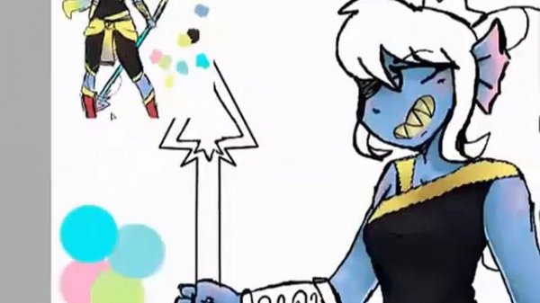 Morning!Undyne [Undertale AU Speedpaint]