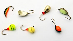 Как привязать к леске мормышку с ушком.