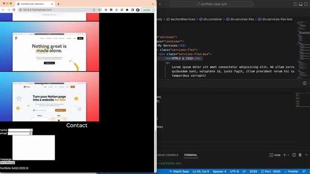 Cómo Hacer un Portafolio con SASS | HTML y CSS [PARTE 1] смотреть онлайн