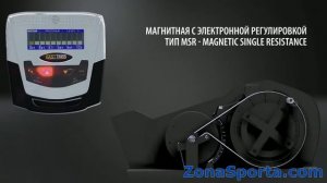 Система нагружения эллиптического тренажера. Магнитная с электронной регулировкой.