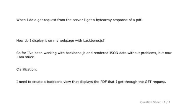 HTML : Backbone.js Get a PDF response смотреть онлайн