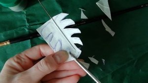 Лист МОНСТЕРЫ из бумаги/ Create a plant leaf - MONSTERA