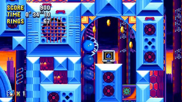 Sonic Mania - Studiopolis Zone Act 1 - Time Trial Speed Run (Sonic) - 00'43"58 смотреть онлайн