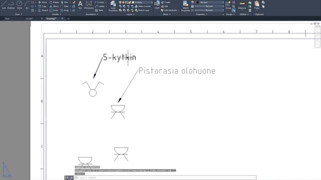 AutoCAD 13 ohjenuolen piirto ja asetuksen sekä räjäytys смотреть онлайн