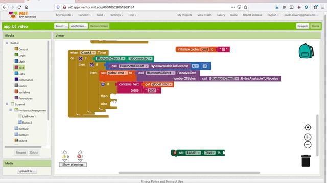 AppInventor con Bluetooth e Arduino per leggere un analogico (8/8) - Video 391 смотреть онлайн