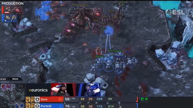 WARP PRISM KING! - Starcraft 2: Parting vs. Dark смотреть онлайн