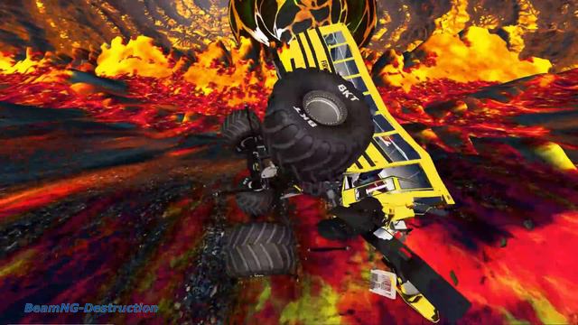 Top 10 Cars vs Lava Pools, Pit, Waterfall, Vortex – BeamNG.Drive смотреть онлайн