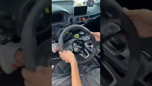 Audi carbon fiber steering wheel смотреть онлайн