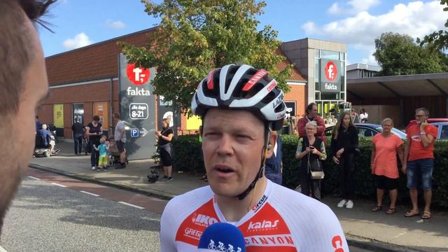Lasse Norman Hansen efter sejren på Kiddesvej i Vejle, PostNord Danmark Rundt 2019 смотреть онлайн