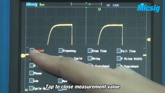 WWW.1TECH.ES - Osciloscopios Micsig Portatiles - Demostración medidas automaticas смотреть онлайн