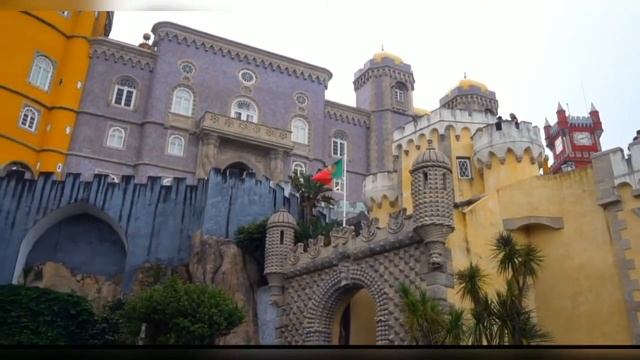 Pena Palace - Sintra, Portugal смотреть онлайн