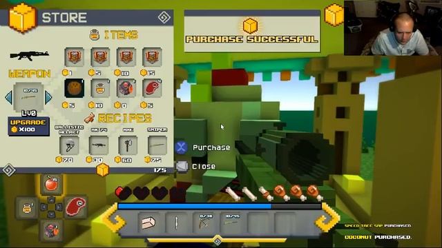 Playing the Demo of Block Survival:Legend of the lost islands. смотреть онлайн