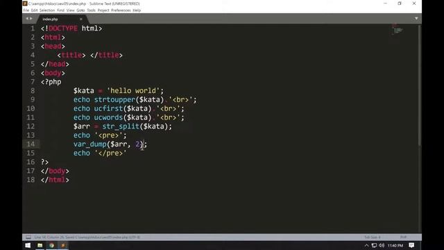 [WPP01E-ID] String Manipulation смотреть онлайн