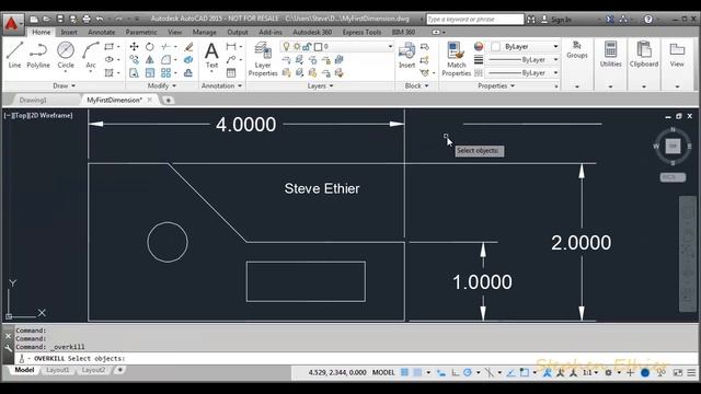 AutoCAD 2015 - Cleaning Out Extra Objects - FTL Tutorial смотреть онлайн