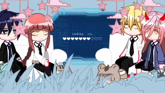 Chainsaw man react to Jujutsu Kaisen | Gacha club смотреть онлайн