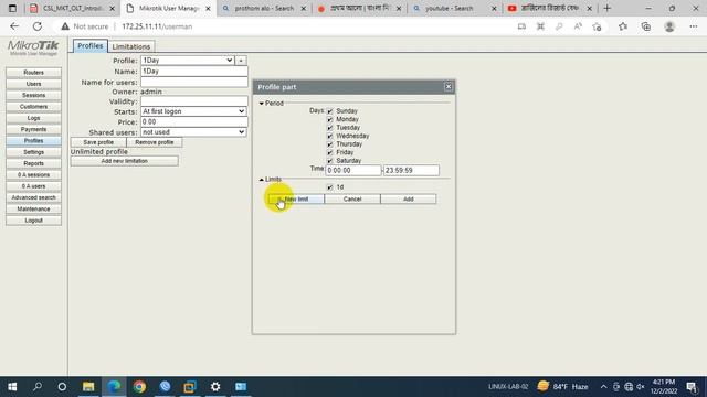Day 12 Hotspot Usermanager Mikhmon 2022 12 02 смотреть онлайн
