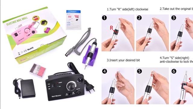 7 Маникюрный аппарат с Алиэкспресс AliExpress Nail master Крутые Инструменты для маникюра 2021 топ смотреть онлайн