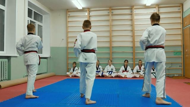 Тхегук-О-Джан  Аттестация по таэквондо Пятый тхегук  TAEGEUK  5  JANG