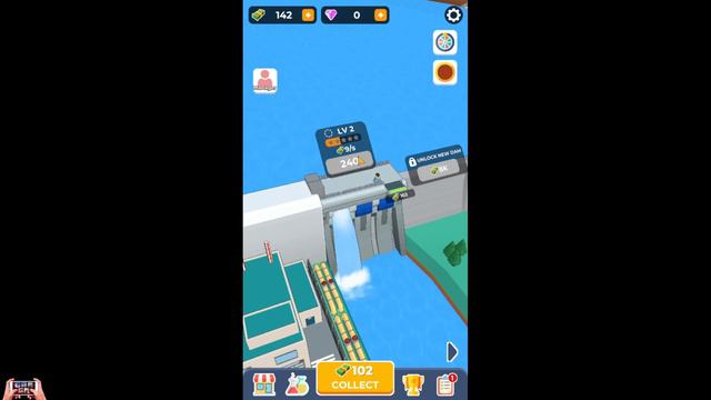 Dam Builder Gameplay |  Mobile And Android Game 2024 ▶️ Mobile Game