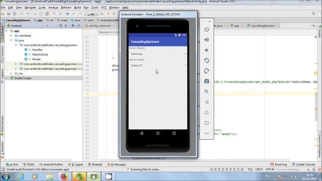 Android Cascading Spinners Using PHP,Mysql смотреть онлайн