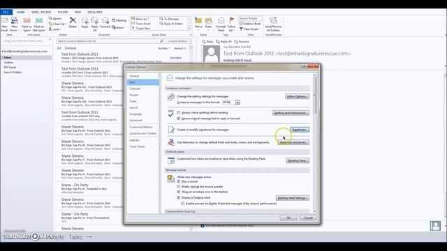 How to install a HTML email signature in Outlook 2013 (Advanced Method) смотреть онлайн