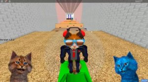 НАШЛИ КОРОЛЯ БАЛДИ / Baldi's Basics Obby Roblox / Котёнок Лайк и Котик Игроман