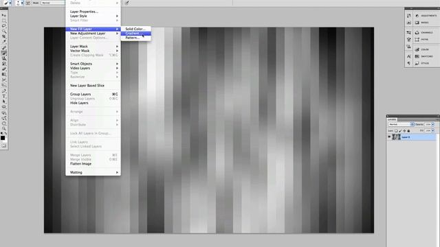 How To Create A Rainbow Colored Stripe Wallpaper Background In Photoshop Tutorial