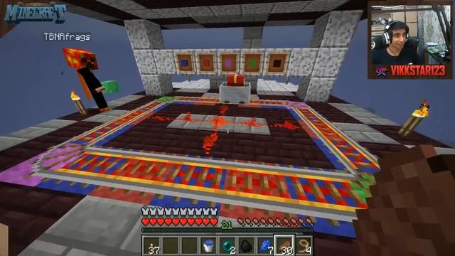 Minecraft SMP HOW TO MINECRAFT #96 'GAMBLING WHEEL OF FORTUNE!' with Vikkstar смотреть онлайн
