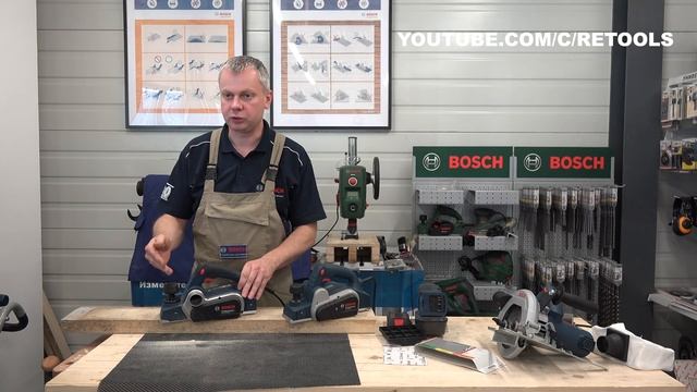 Новинки деревообработки Bosch professional сетевые электро рубанки GHO 6500 / GHO 26-82 D смотреть онлайн