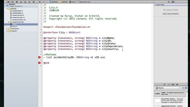 iOS Tutorial: JSON Part 2 - Loading data from an external database into your app смотреть онлайн