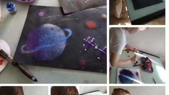 Татьянинская школа поздравляет с Днём Космонавтики! смотреть онлайн