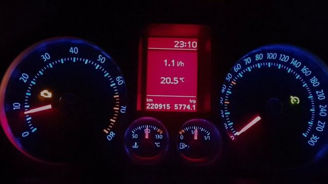 Golf V GTI 2.0 Turbo Sound Acceleration (0-200)