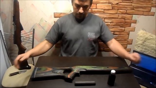 Новое ложе к карабину СКС // Работа Сергея Иванова смотреть онлайн